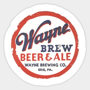 Wayne Beer Sticker